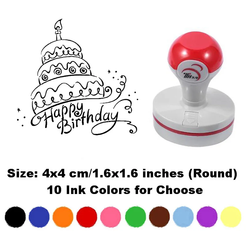 

Фоточувствительные фотопечатки с рисунком торта на день рождения, 1 шт.