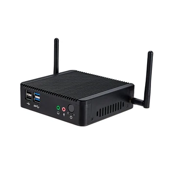 

Fanless Mini PC Celeron J1900 Quad-Core Dual LAN Windows 10 2*RJ45 Router WiFi HDMI VGA Nettop Mini Computer