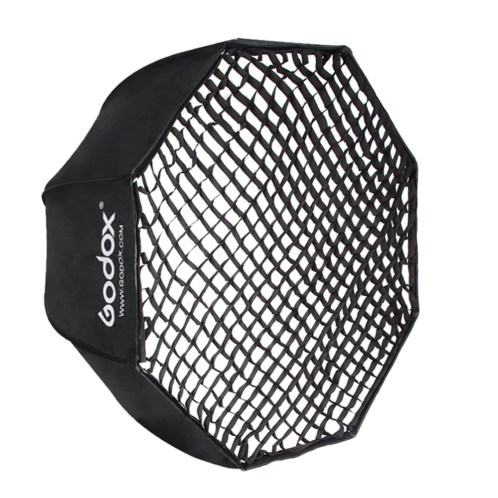 Godox 휴대용 95cm 37.5 벌집 그리드 우산 소프트 박스 사진 소프트 박스 반사판 Godox Yongnuo 플래시 스피드 라이트 용 소프트 박스
