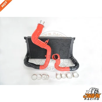 

JKVK RACING Upgrade 70mm OD Inlet/outlet Type Front Mount Competition Intercooler Kit For MK7 1.8TSI 2.0 TSI TT TTS 300PS Red