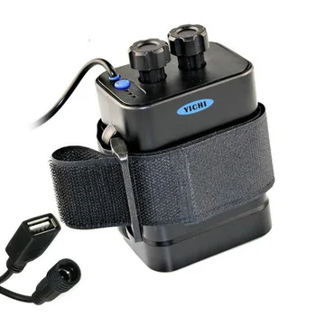 6 × 18650 電池ボックスケース防水 DIY Powerbank ボックススマートフォン 5V USB バッテリー充電器 8.4 用自転車 LED ランプ電池ボックス