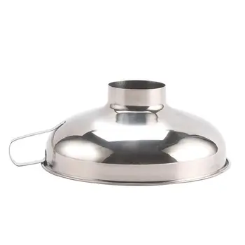 

Stainless Steel Wide Mouth Funnel Canning Hopper Filter Food Pickles Jam Funnel Kitchen Gadgets Cooking Tools