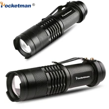 Brilhante portátil led lanterna l2 t6 q5 acampamento luz da tocha de emergência foco ajustável pequeno para crianças criança