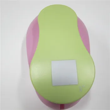 

3'' Square Scrapbook Punches Handmade Cutter Card Craft Printing DIY Eva Foam Paper Punch Hole Puncher Shape Clip Photo