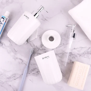 

White Portable Soap Bottle, Bathroom Shampoo,shower Gel Dispenser, Push Type,hand Sanitizer Dispensing Bottle,bathroom Storage