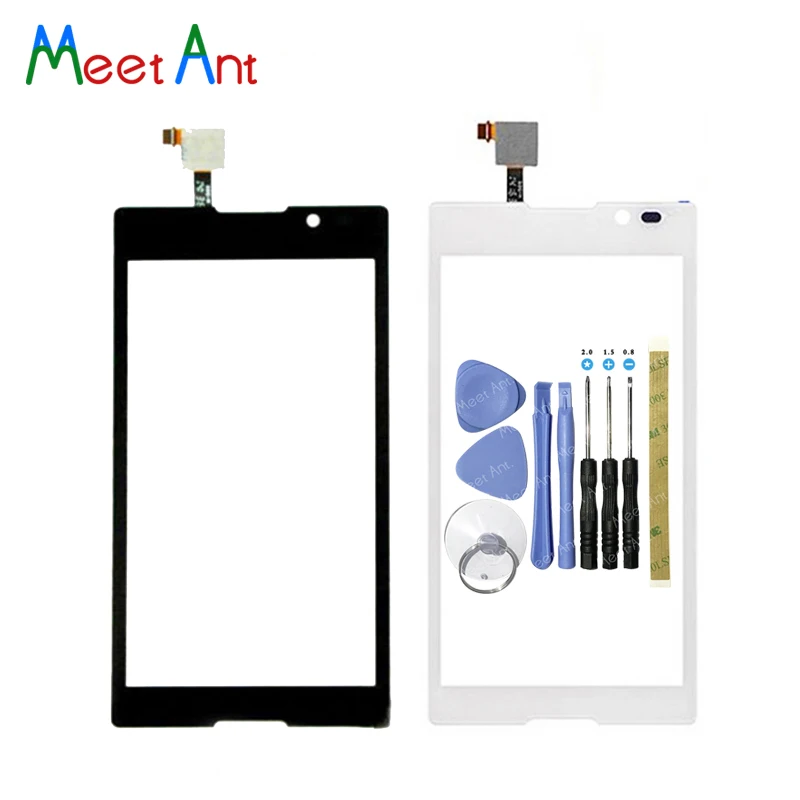 

High Quality 5.0" For Sony Xperia C S39H C2304 C2305 Touch Screen Digitizer Front Glass Lens Sensor Panel