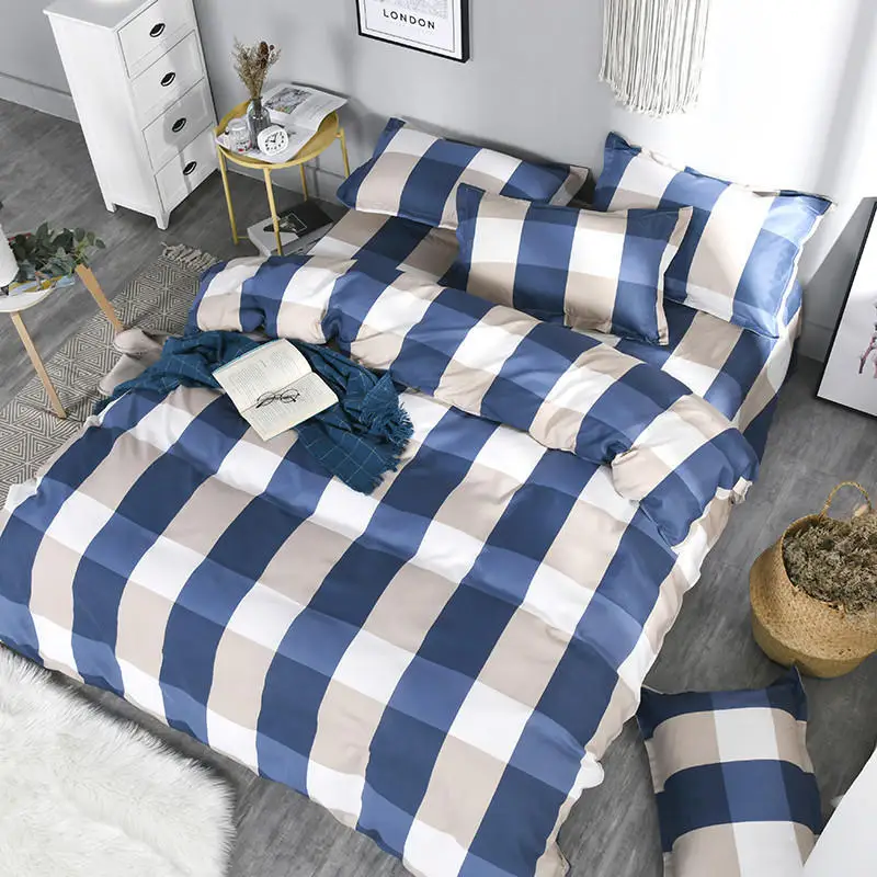 

Comforter Bedding Sets 3/4pcs Thicken Aloe Cotton Sanding Bed Line Coverings Duvet Cover Sheet 20 Pattern Prints Cartoon Bed Set