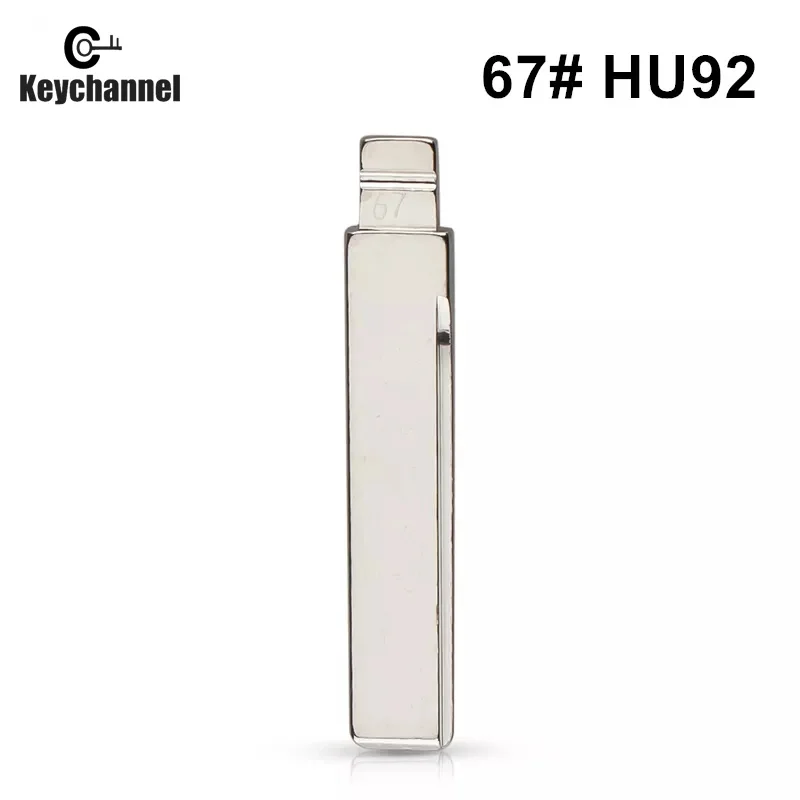10 шт. HU92 #67 KD VVDI НЕОБРАБОТАННАЯ искусственная заготовка для автомобиля BMW CAS3 CAS4 E36