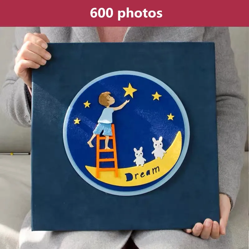 PA5 6 дюймов фотоальбом 600 фото страница тип детей семейный альбом творческий