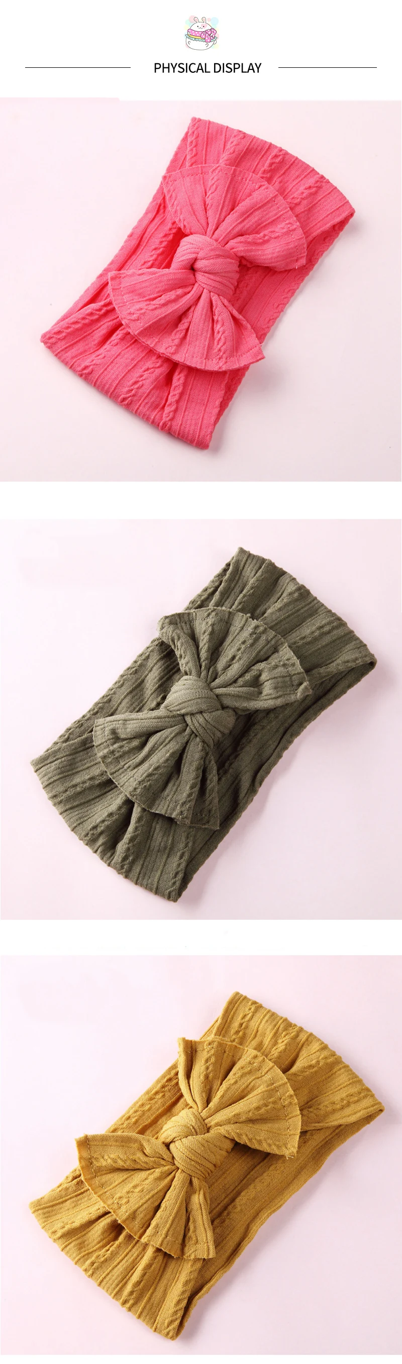 1PCS New Braid Nylon Bow Headbands,Cable Knit Solid Wide Nylon Headbands Turban, Baby Girls Head Wrap Hair Accessories 27 colors 1PCS New Braid Nylon Bow Headbands,Cable Knit Solid Wide Nylon Headbands Turban, Baby Girls Head Wrap Hair Accessories 27 colors