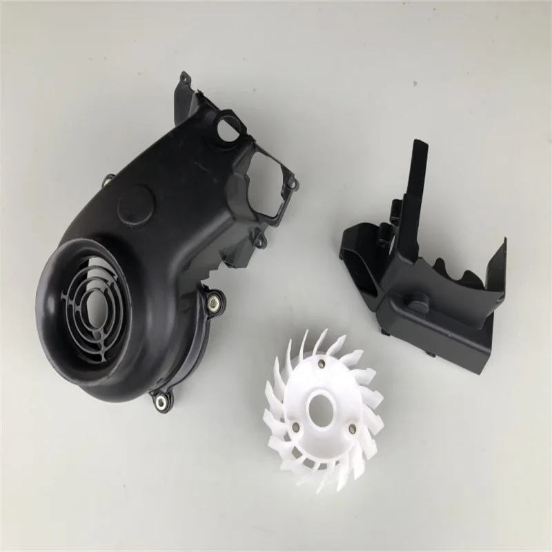 Motorcycle Scooter Side Cover Engine Cooling Radiator Fan for YAMAHA JOG100 JOG 100 RS100 RSZ 100 149QMG Engine spare parts motorcycle cooling fan
