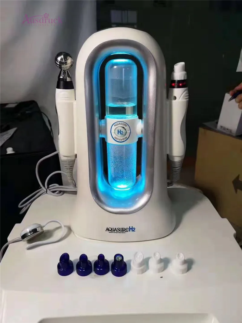 Home Care Aqua Peeling 7color led Microcurrent Bio massage roller Machine Skin Care Home Similar Abeluna machine