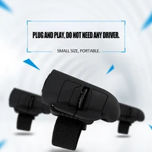 Беспроводная оптическая портативная мышь с кольцом для пальцев мини экономит мощность мыши для портативного ноутбука ПК 1600 dpi