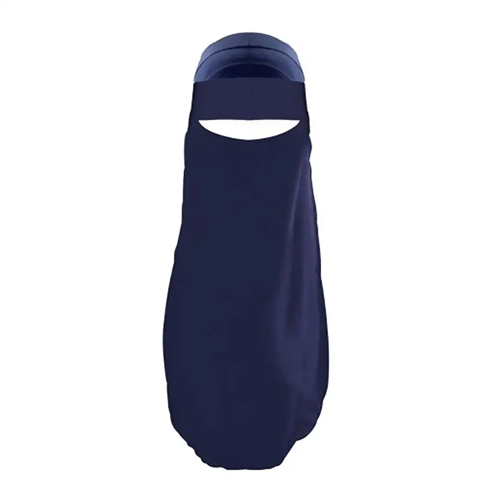 

New Solid Color Arab Muslim Women Hijab Niqab Islamic Face Mask Scarf Shawl