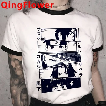

Naruto Sasuke Funny Cartoon Graphic T Shirt Men Fashion Japanese Anime T-shirt Summer Streetwear Tshirt Hip Hop Top Tees Male