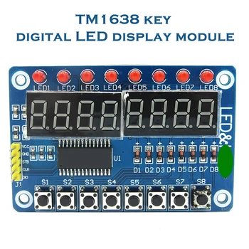 

TM1638 Key Display Module for AVR New 8-Bit Digital LED Tube 8-Bit WAVGAT