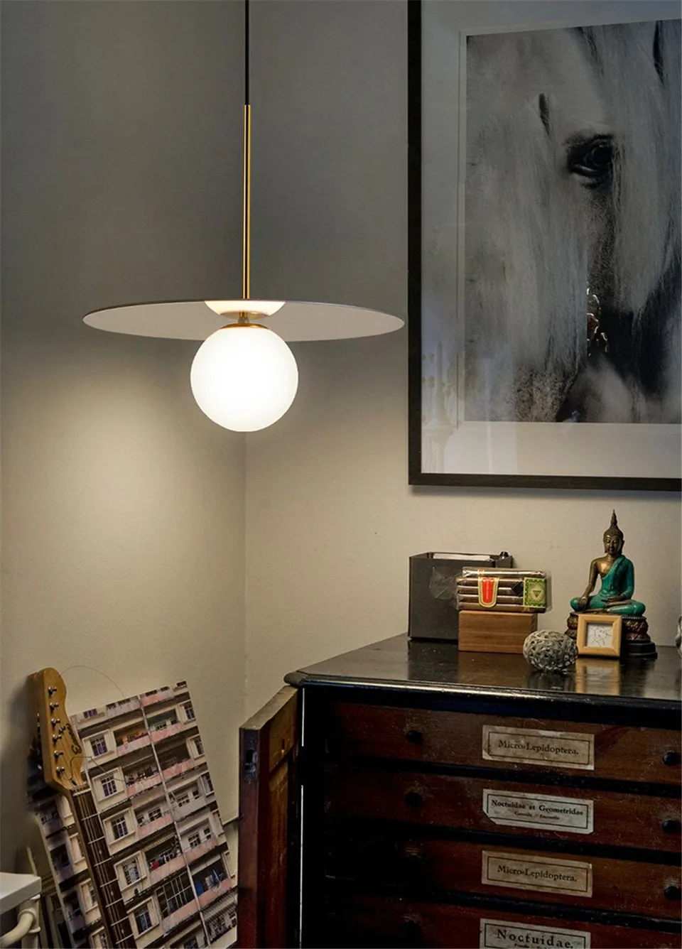 Современная стеклянная подвесная люстра в форме шара, подвесной светодиодный светильник, гостиная, столовая, прикроватная Спальня, лофт, домашний деко, Подвесная лампа