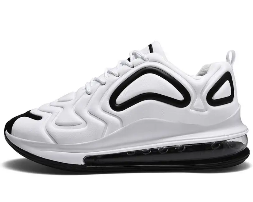New Large Size Light Weight Shoes For Women Breathable Shock-absorbing running men's shoes High Quality Couple Sport Shoes - Цвет: White