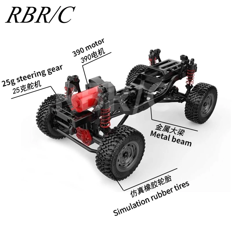 MN Produk Baru MN86 Penggerak Empat Roda Kendaraan Mendaki Off-Road Versi  G500 RTR Besar Mobil Remote Control Mainan Anak Laki-laki Model  AliExpress Mobile