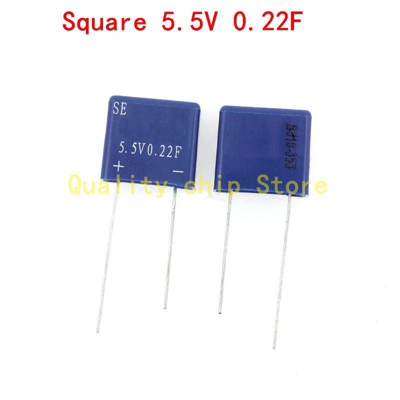 1PCS V C H type 5.5V Super capacitor 0.047F 0.1F 0.22F 0.33F 0.47F 1.0F 1.5F 4.0F 5.0F 1F 4F 5F Button Farad capacitor
