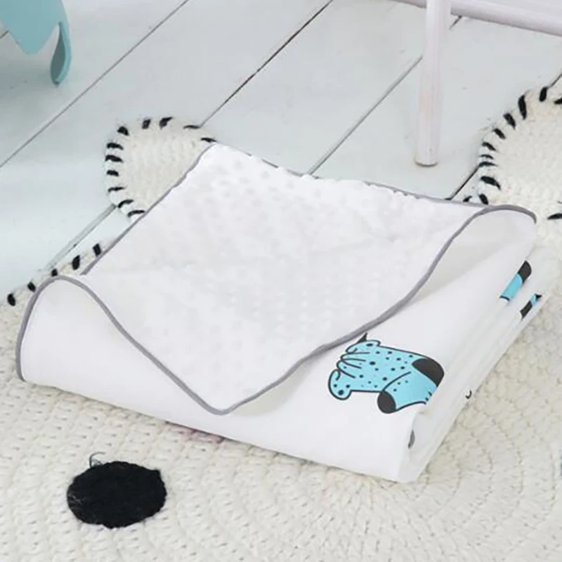 Baby Swaddle Flannel Stroller Blanket Swaddling Toddler Sleeping Blankets Summer Multifunction Bath Towel YHM022