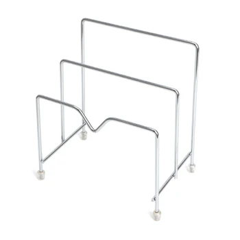 

Stainless Steel Pot Lid Rack Pan Cutting Board Holder Organizer For Kitchen
