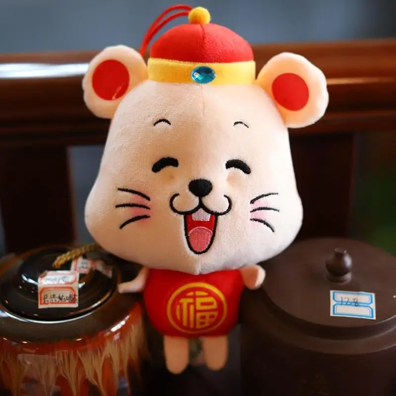2020 Year Of The Rat Mascot Plush Toy Red Chinese Knot Mouse Pendant High Quality Hanging 1 2020 Year Of The Rat Mascot Plush Toy Red Chinese Knot Mouse Pendant High Quality Hanging 4