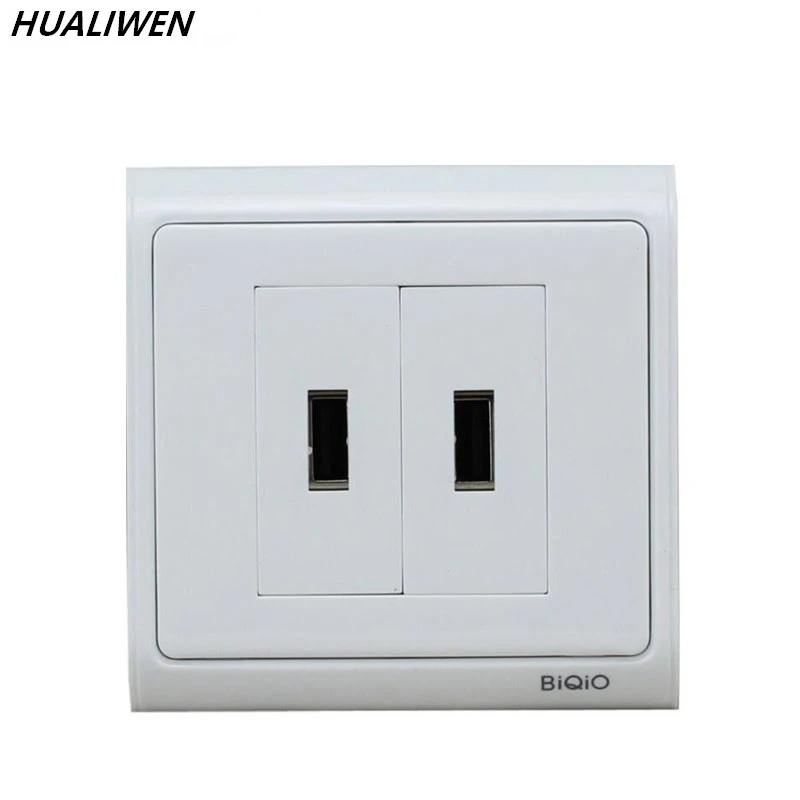 JSJ N86-902 + 602AK two USB2.0 panel solderless line information outlet | Электроника