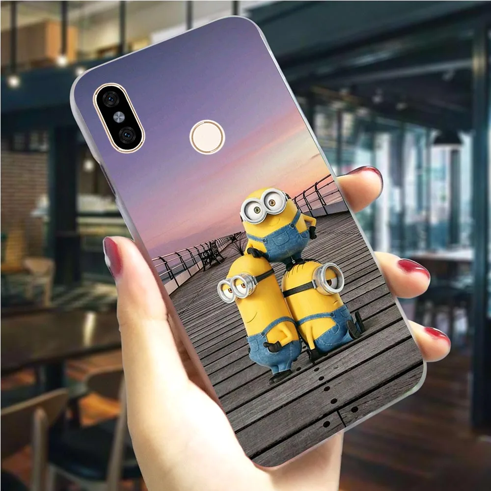 Чехол для телефона Xiaomi mi A3 Pro Despicable Me 2 mi nions Case mi A1 A2 Lite 5X6X6 8 Lite 9 9se mi x 2S mi 9T Pro CC9E CC9 A3 F1 - Цвет: K2520103