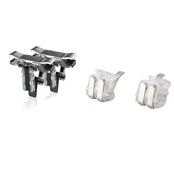 

1Pair Mobile Game Controller-Sensitive Shoot & 1 Pair W6 Concept Six-Finger Linkage for Pubg Phone Gaming Trigger L1 R1