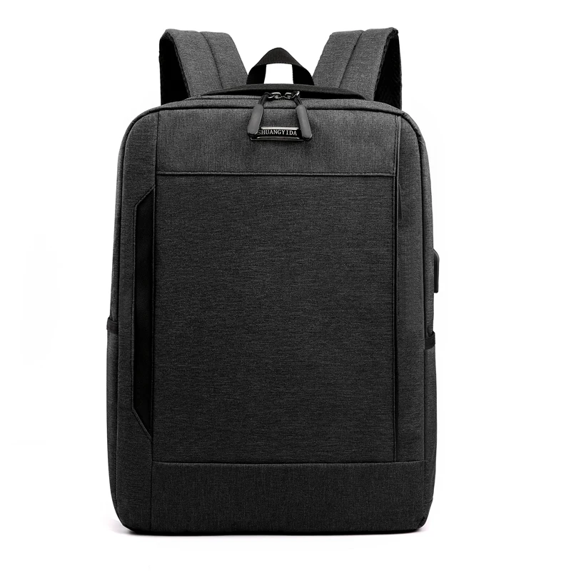 Новая сумка на плечо, ткань Оксфорд, деловой рюкзак для компьютера, мужская мода, Большая вместительная сумка для отдыха и путешествий, Студенческая сумка - Цвет: black