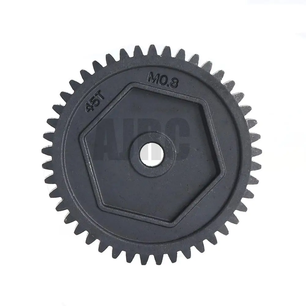 AJRC Harden Steel Spur Gear 45T 0 8 M 32P #8053 11T зубцы двигателя для 1/10 RC модели гусеничного Traxxas TRX 4