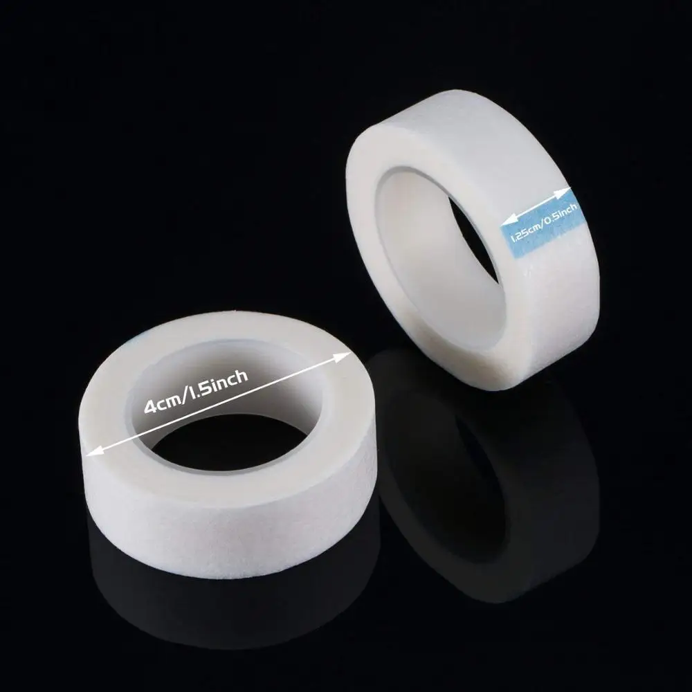 10 Rolls Isolation Eyelash Extension Eye Pads Tape White Paper Under Patch Non woven Wrap False 4