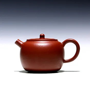 

TaoYuan 】 yixing recommended xiao-lu li pure manual teapot undressed ore pear skin dahongpao drum rhyme 220 cc