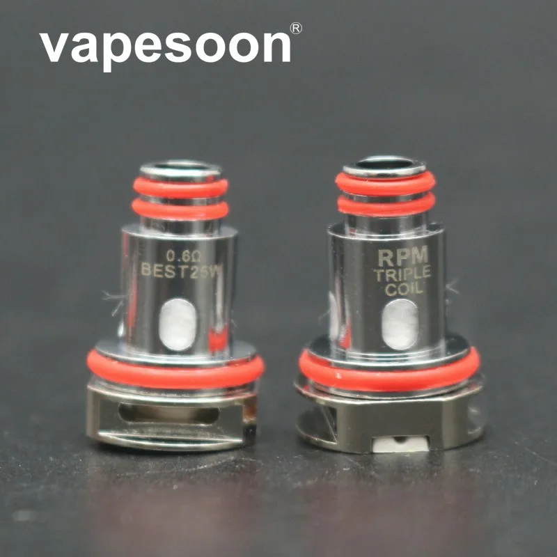 5 шт. RPMM40 Катушка сетки 0.4ohm тройной 0.6ohm SC 1.0ohm кварц 1.2ohm замена катушки для RPM40 комплект испаритель ядро атомайзера