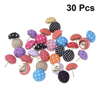 

30pcs Drawing Pin Mushroom Shape Decorative DIY Tool for School Office