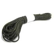 Парашютная кодовая веревка, серый зеленый камуфляж-7 нитей, 550 фунтов, 100 футов
