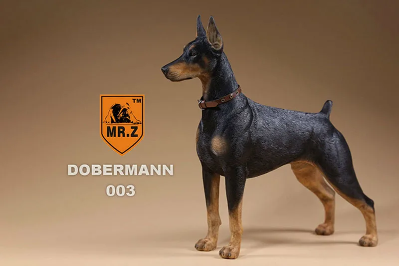  M7 Doberman Pinscher Dog Pet Healing Figure Realistic