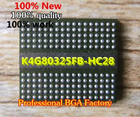 100% New K4G80325FB-HC28 K4G80325FB HC28 BGA | Обустройство дома