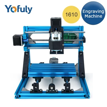 

New 1610 With ER11 Engraving Machine CNC Mini DIY Engraver GRBL Control PCB Milling Machine with Free Cutter