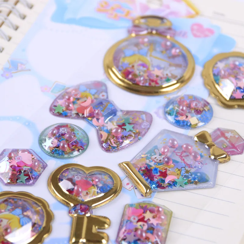 

1set Kawaii Stationery Stickers Aroma Pearl Shake Diary Planner Decorative Mobile Stickers Scrapbooking DIY Craft Stickers