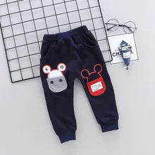 Повседневные свободные брюки для маленьких мальчиков детская одежда стиль корейский стиль детская весенняя одежда Гусеничный