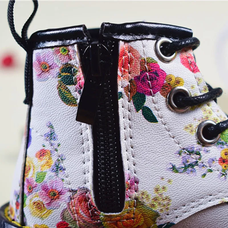 Женские ботинки мартинсы DIMI Осенние повседневные Нескользящие из искусственной