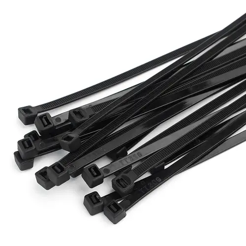 100 PCS Self-locking Plastic Nylon Tie  Black Fastening Strap Cable-Tie-Set Cable Zip Tie Fastening Ring Zip Wraps Strap Tie - Image 4