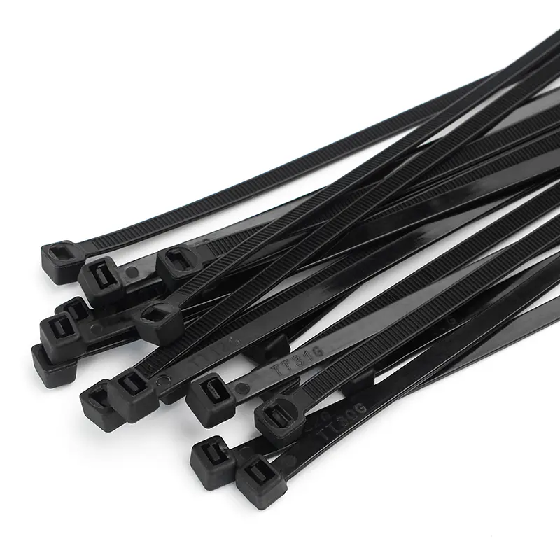 100 PCS Self-locking Plastic Nylon Tie  Black Fastening Strap Cable-Tie-Set Cable Zip Tie Fastening Ring Zip Wraps Strap Tie - Image 4
