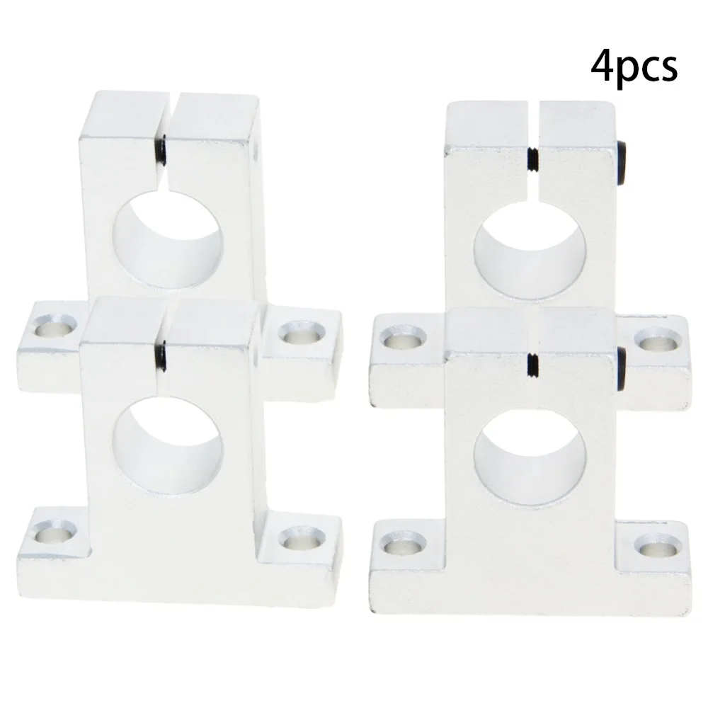 New 4PCS SK8-SK30 Bearings Suitable For Shaft Diameter 8-30mm Linear Guide Rail Aluminum Alloy Material 3D Printed Parts Bearing