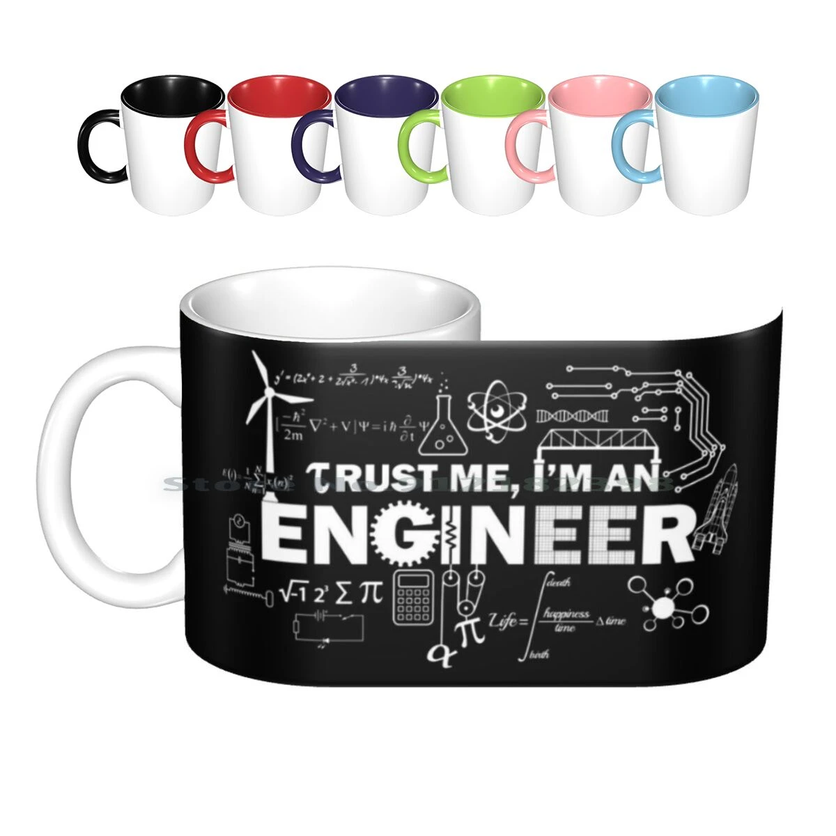 Trust Me I'm An Engineer Ceramic Mugs Coffee Cups Milk Tea Mug Trust Me Im  An Engineer Geek Mechanical Math Plans Computer Cool - Mugs - AliExpress