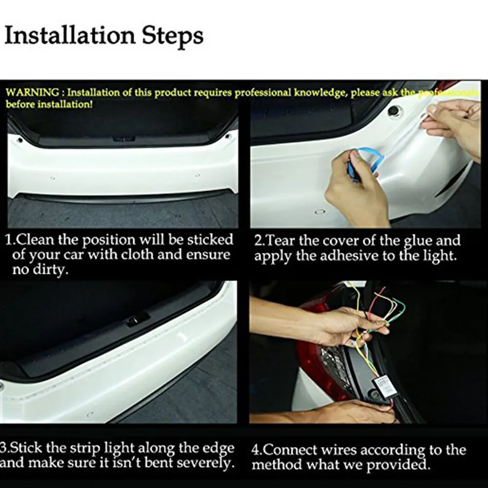 Cars Automobile Decorative Lamp Driving SUV Horse Race Lamp Universal Signal 1.5 Meter Tail Box Lamp