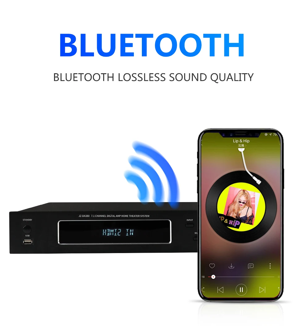 TKL 7.1 Home theatre system USB  Professional audio surround sound Subwoofer speaker