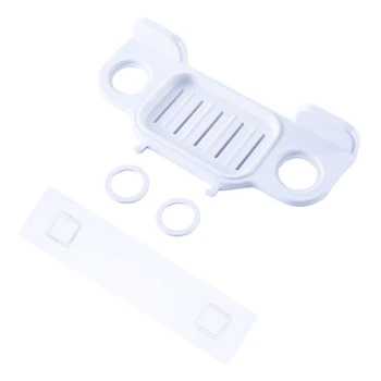 

Bathroom Wall Mounted Shower Bottle Hanger Shampoo Holder Soap Dish Storage Rack Basket Free Punching